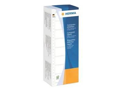 Obrázok produktu pre HERMA Počítačové štítky - perforované - biele - 10,3 x 38,1 mm 24000 ks (2 rolky)