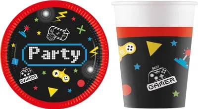 Rennwagen Kindergeburtstag Dekoration - 61-teiliges Geschirr Set Für 20 Gäste - Mit Tischdecke