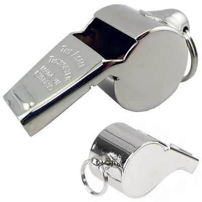 Produktbild von Metallpfeife, 4,5 cm, 12 Stück pro Packung. Artikelnummer: A-1737