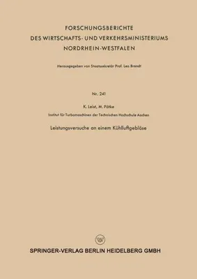 Produktbild von Leistungsversuche an einem Kühlluftgebläse