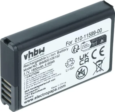 Produktbild von vhbw Akku Ersatz für Garmin 361-00053-04, 361-00053-00, 010-11599-00, 010-11654-03 für GPS Navigation Navi (1800 mAh, 3,7 V, Li-Ion)