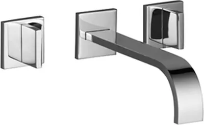Produktbild von Dornbracht Waschtisch Wandbatterie ohne Ablaufgarnitur MEM Dark Platinum matt, 36712782-99