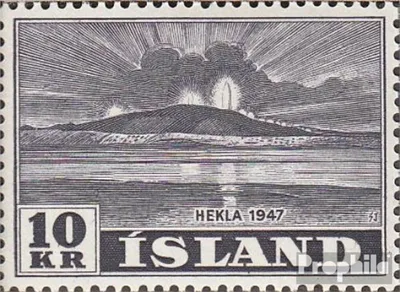 Produktbild von Briefmarken Island 1948 Mi 253 postfrisch Heklaausbruch