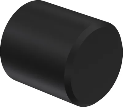 Produktbild von Interdeco Endstücke / Zierabschlüsse für Gardinenstangen mit 16 mm Ø Schwarz, Typ Lucan (Kappe), Pack. 2 Stück