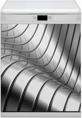 Obrázok produktu pre Umývateľná magnetická podložka do umývačky riadu 60x70 cm Kuchynská dekoratívna podložka - metalická