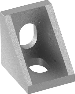 Produktbild von Befestigungswinkel, Winkelverbinder, Eck-Winkel für 20x20, 30x30, 40x40 Konstruktionsprofile- Montageprofile (6, 20x20 Nut 6)