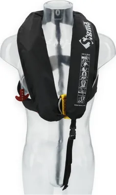 Produktbild von Automatik-Rettungsweste Lalizas Sigma,170 N, ab 40 kg, für Brustumfang: 70 - 150 cm, in schwarz