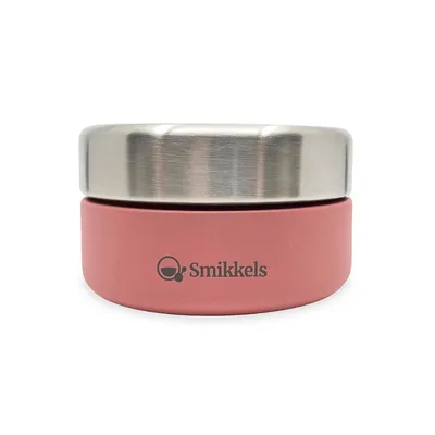 Obrázek produktu pro Smikkels nerezová nádoba na svačinu Foodjar 280 ml růžová
