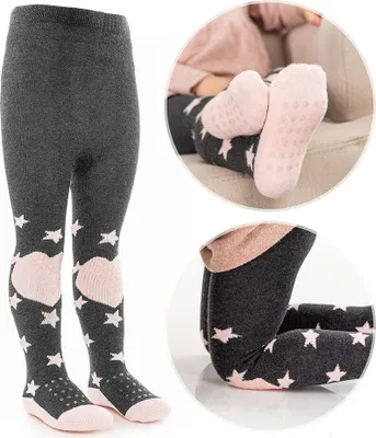 Produktbild von LaLoona Krabbelstrumpfhose - Sterne Rose