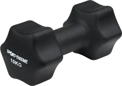 Produktbild von Sport-Thieme Fausthantel "Neopren", 10 kg, Schwarz