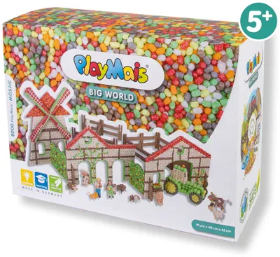 Produktbild von PlayMais Bastel Kreativität MOSAIC BIG WORLD FARM ab 3 Jahren 160916