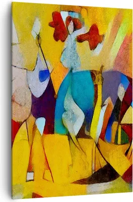 Produktbild von Bild auf Leinwand - Leinwandbild - Einteilig - Abstraktion modern - 70x100cm - Wand Bild - Wanddeko - Wandbilder - Leinwanddruck - Wanddekoration - Leinwand bilder - Wandbild - PA70x100-3455