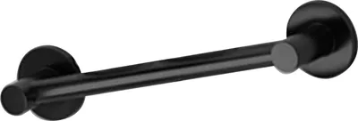 Image de Support à pantoufles pour salle de bain Espace Aluminium Punch Free Drainage Design Space Sièges ronds Noir Support à pantoufles pour salle de bain pour la maison
