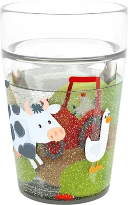 Produktbild von HABA Essen & Trinken Becher Glitzerbecher Bauernhof 2012447002