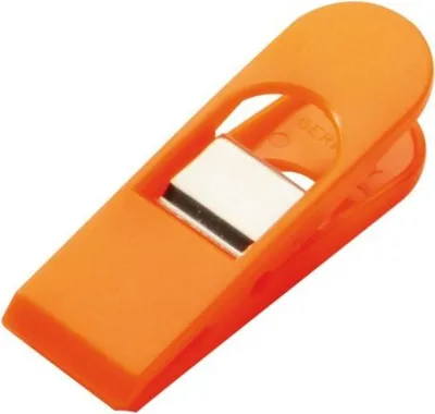 Produktbild von Briefklemmer Big Peg 33x120mm orange Packung mit 20 Stück