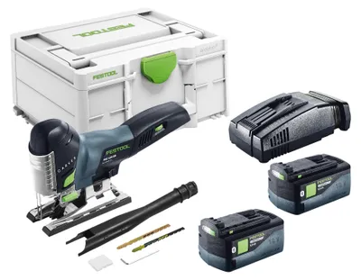 Productafbeelding van Festool PSC 420 EB-Basic accu pendelzaag 18 V 120 mm borstelloos + 2x accu 5,0 Ah + snellader + Systainer