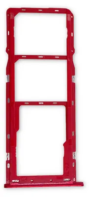 Produktbild von Sim Karten Halter für Samsung Galaxy A20s Rot Micro SD Tray Ersatzteil Zubehör