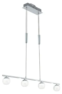 Produktbild von LED Pendelleuchte BORRIOL, Chrom, Stahl, Höhenverstellbar, L 80 cm