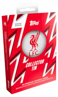 Image de Liverpool 2025/26 Topps Football Cards Club Collector Tins LFC tin