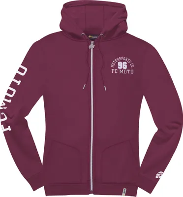 Zdjęcie produktu dla Damska bluza z kapturem FC-Moto Moto-H, bordowy, XS