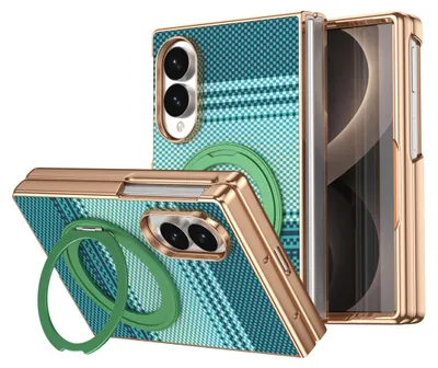 Obrázek produktu pro Pouzdro na telefon Samsung Galaxy Z Fold8 5G s otočným stojanem, magnetickým kroužkem a ochranným sklem