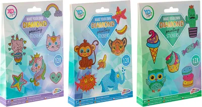 Image de Maak je eigen Diamond Painting Stickers, 12dlg.