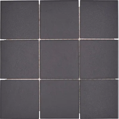 Produktbild von Keramikmosaik RAT 890 30x30 cm schwarz