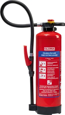 Produktbild von Wasserfeuerlöscher WKL 6 PRO 6l Aufladegerät Brandkl.21 A m.Wandh.GLORIA