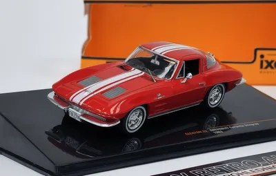 Zdjęcie produktu dla Chevrolet Corvette Stingray (1963) Red IXO 1:43