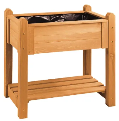 Produktbild von Hochbeet BASIC em Kiefernholz Honig 89,5x59x84,5cm