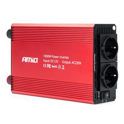 Obrázok produktu pre MOTOROVÝ KONVERTÉR 12V 230V 2000W Výkonný automatický ventilátor