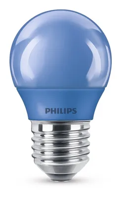 Produktbild von Philips LED-Lampe Mini-ball 3.1W (25W) Blue E27
