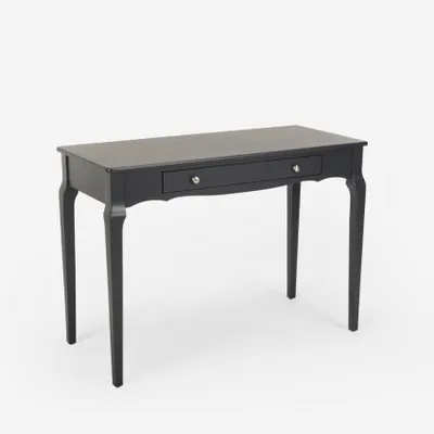 Immagine prodotto di Consolle da ingresso in legno Shabby Chic 106x47cm Toscano - Nero