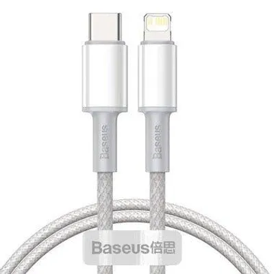 Produktbild von Baseus USB-C auf Lightning 1m PD Kabel 20W USB 2.0 Weiß