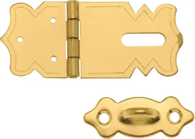Produktbild von Zierscharnier mit Oese nagelbar 47x20 mm 2 Stück