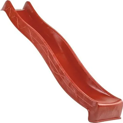 Produktbild von 4iQ Slide Wellenrutsche Rutsche 1200 Rot aus HDPE für Kinderspielplatz