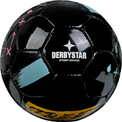 Produktbild von Derby Star Street Soccer v25 - schwarz gelb blau, Größe:5