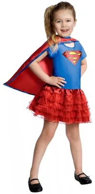 Produktbild von Supergirl Kinderkostüm Ballerina Fasching Karneval Kindergröße: 104