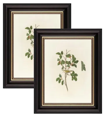 Produktbild von Bilderrahmen Fotorahmen Set - 2 Stück - 15 x 20 cm - Shabby Chic Vintage - Schwarz - Für Tisch und Wand