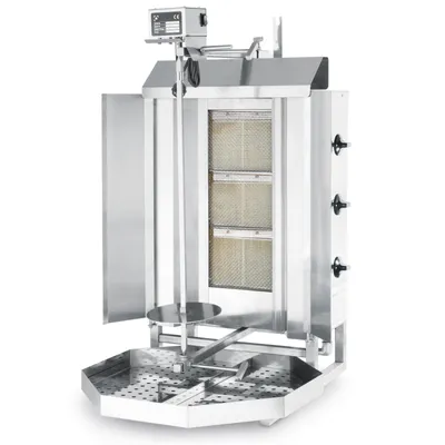 Immagine prodotto di Griglia per kebab a gas Profi Line, HENDI, Profi Line, 9,75kW, 470x550x(H)960mm