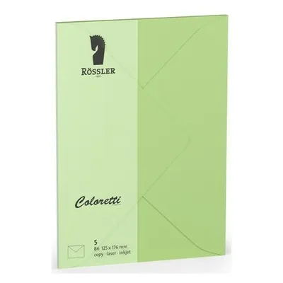 Produktbild von Briefumschläge Coloretti VE=5 Stück B6 Peppermint