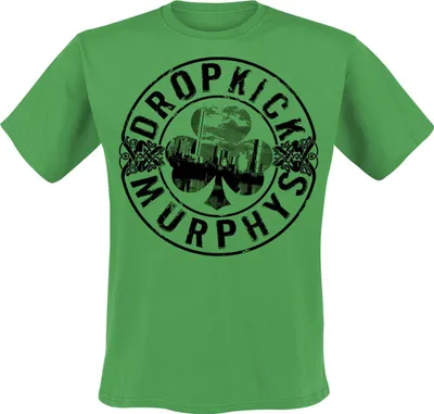 Productafbeelding van Dropkick Murphys T-shirt voor heren, bootgroen, bandmerchandise, 100% katoen, maat XXL