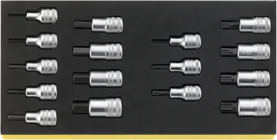 Zdjęcie produktu dla STAHLWILLE 96838762, Zestaw nasadek, 16 głowic(e), 350 mm, 175 mm, 1,75 kg