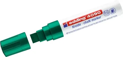 Produktbild von Kreidemarker edding 4090 4-15mm grün Packung mit 5 Stück