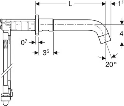 Produktbild von Geberit 116.460.21.1, Chrom