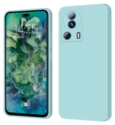 Produktbild von Hülle für Xiaomi 13 Lite 5G Case Cover Bumper Smartphone Softgrip Schutzhülle Farbe: Hellblau