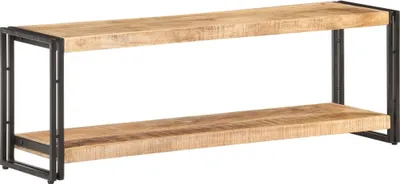 Image de Meuble TV 120x30x40 cm Bois de manguier brut