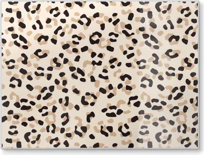 Produktbild von DEQORI Schneidebrett Glas 40x30 cm 'Leopardenglanz' Schneideplatte Servierplatte groß