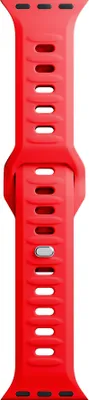 Image de Bracelet en silicone 3MK pour Apple Watch 42/44/45/49mm Rouge
