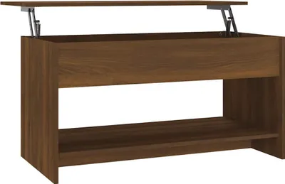 Obrázok produktu pre vidaXL Konferenčný stolík Brown Oak Optics 102x50x52,5 cm Materiál dreva